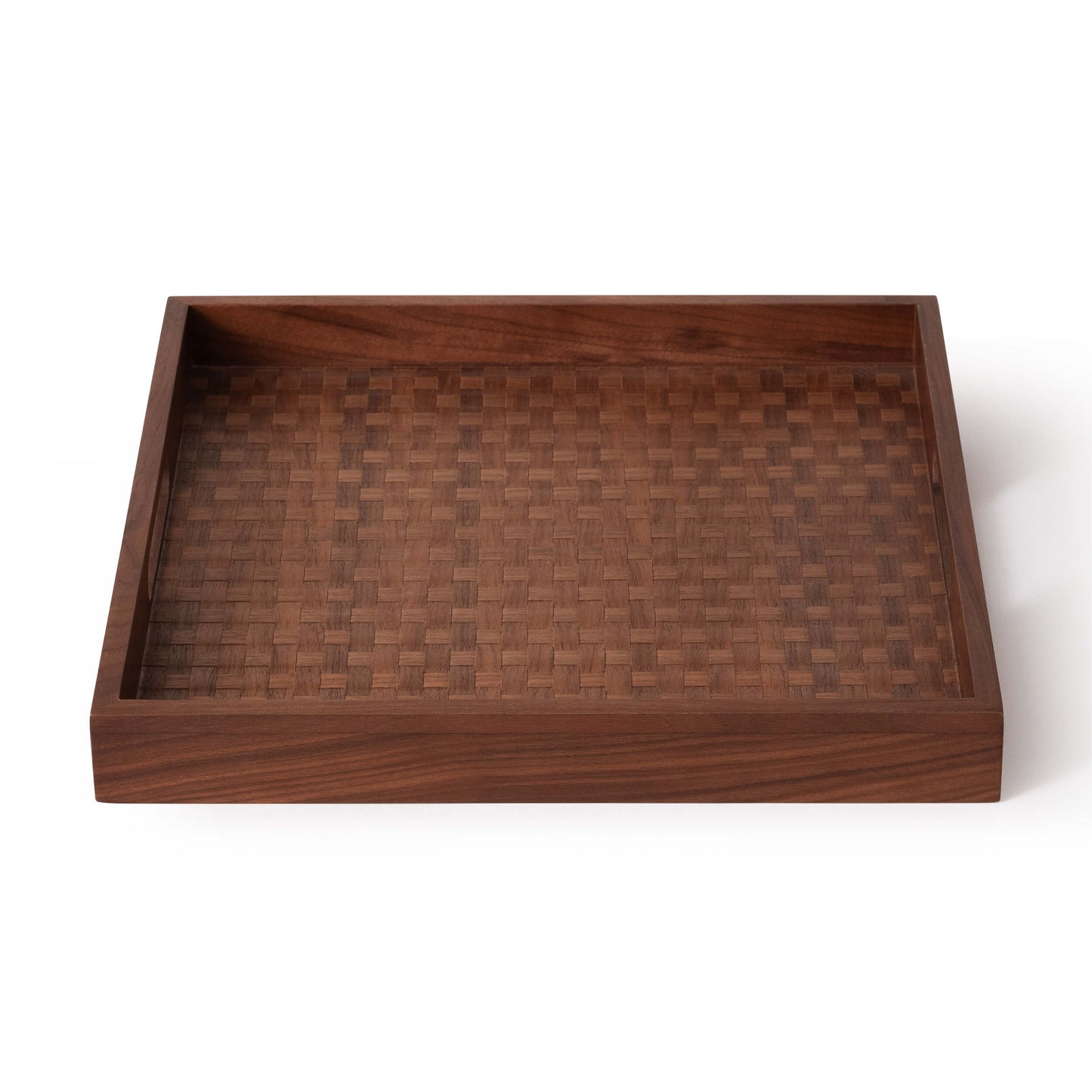 Weave Tray - Square - Walnut main image
