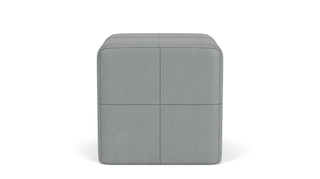 Rubix Ottoman - Donna Cool Gray