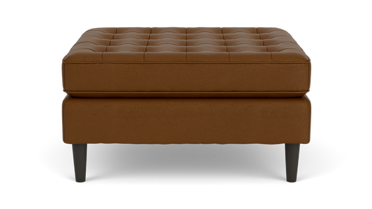 Reverie Ottoman - Durango Rio, Black Legs