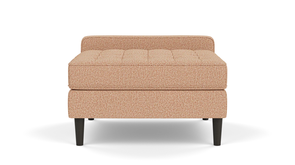 Reverie Extended Seat - Onno Light Orange, Black Ash Legs