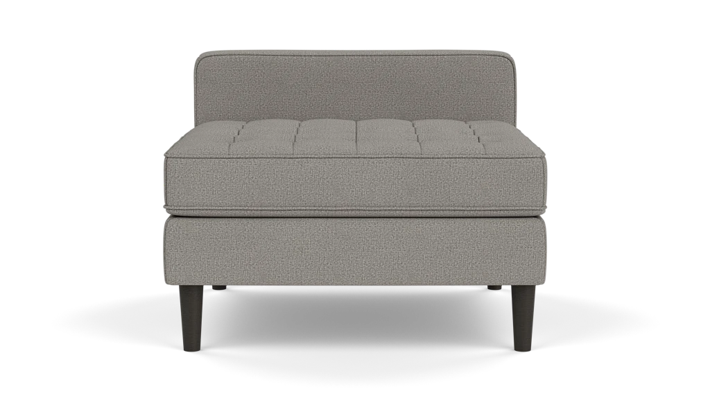 Reverie Extended Seat - Panama Grey, Black Legs