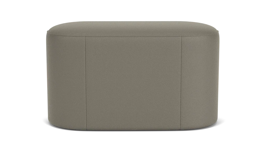 Oval Ottoman - Rein Grey Image - 1