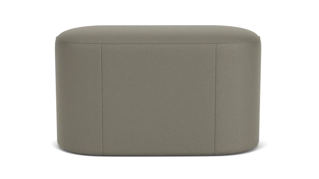 Oval Ottoman - Rein Grey Image - 1