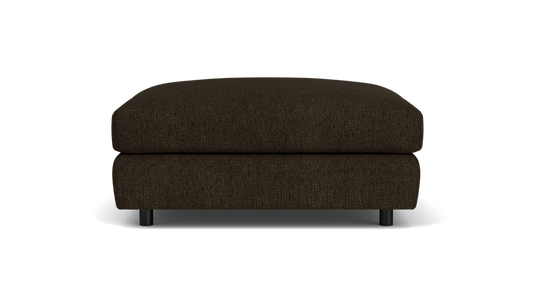 Cello Plush Ottoman - Polo Slate, 2.5" Rotables