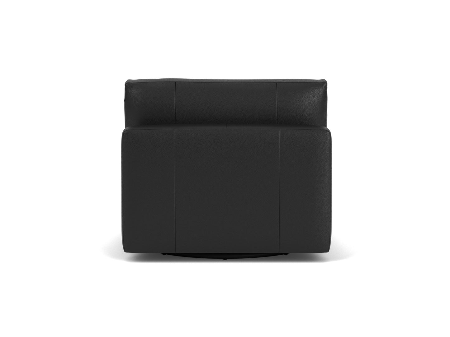 Cello Armless Swivel Chair - Ecco Marone Image - 3
