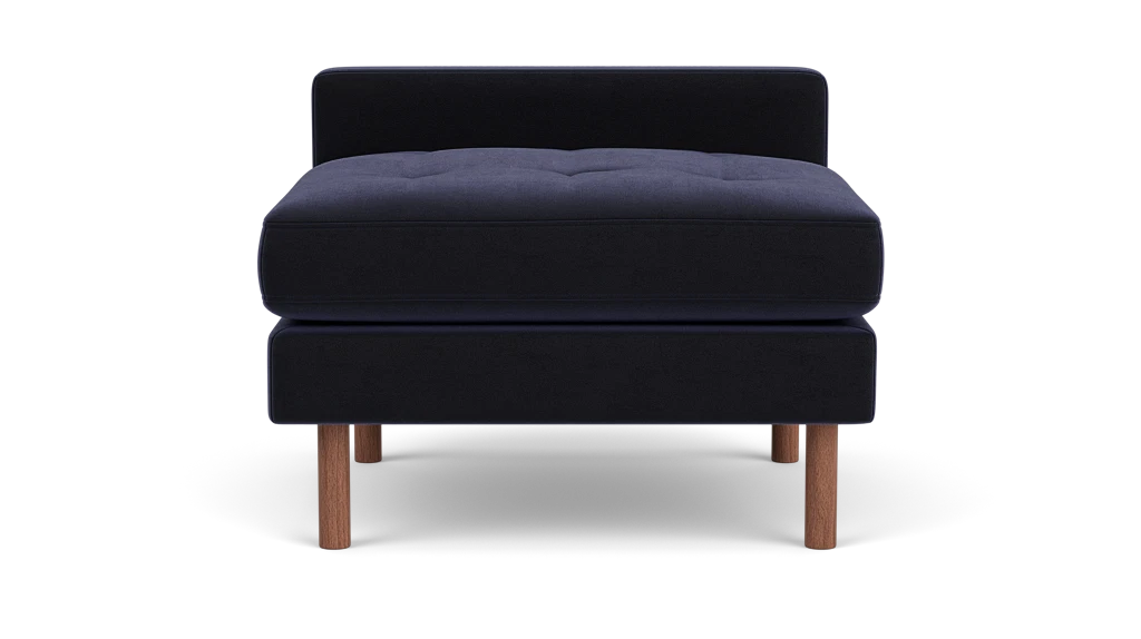 Joan Extended Seat - Seoul Uniform, Walnut Legs