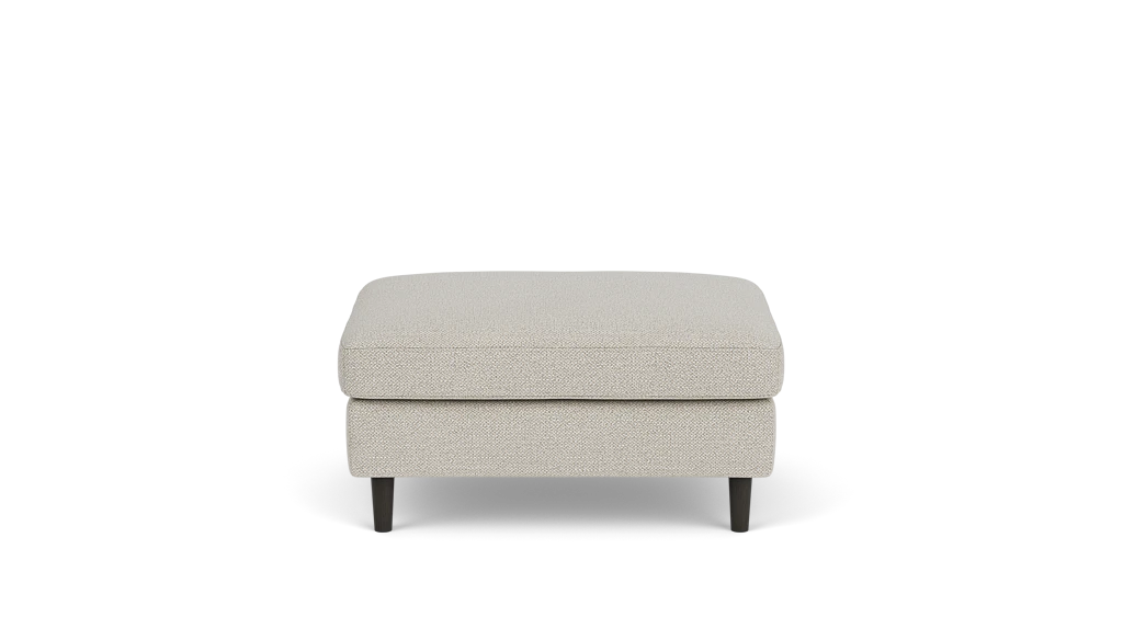 Oskar Storage Ottoman - Lee Flax, Black Ash Legs