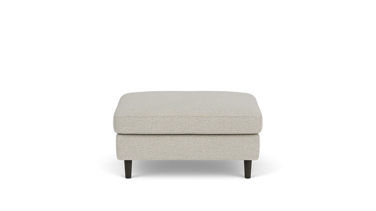 Oskar Storage Ottoman - Lee Flax, Black Ash Legs
