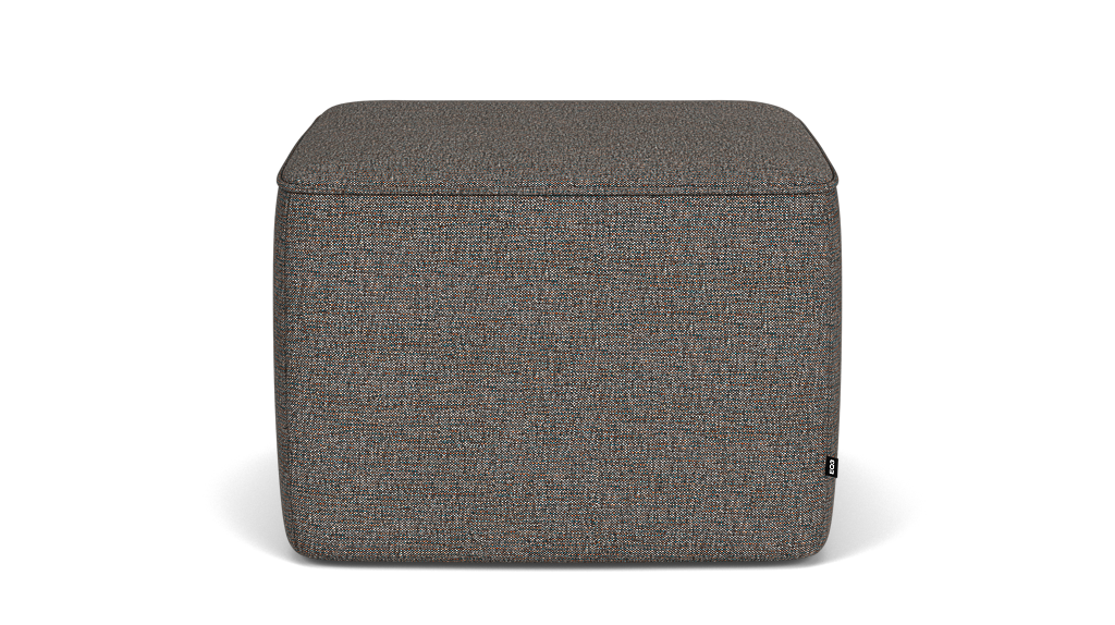 The Wander Square Ottoman - Victoria Basalt