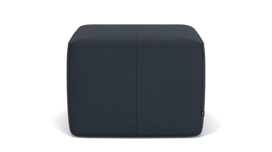 The Wander Square Ottoman - Evoque Atlantic, Glides