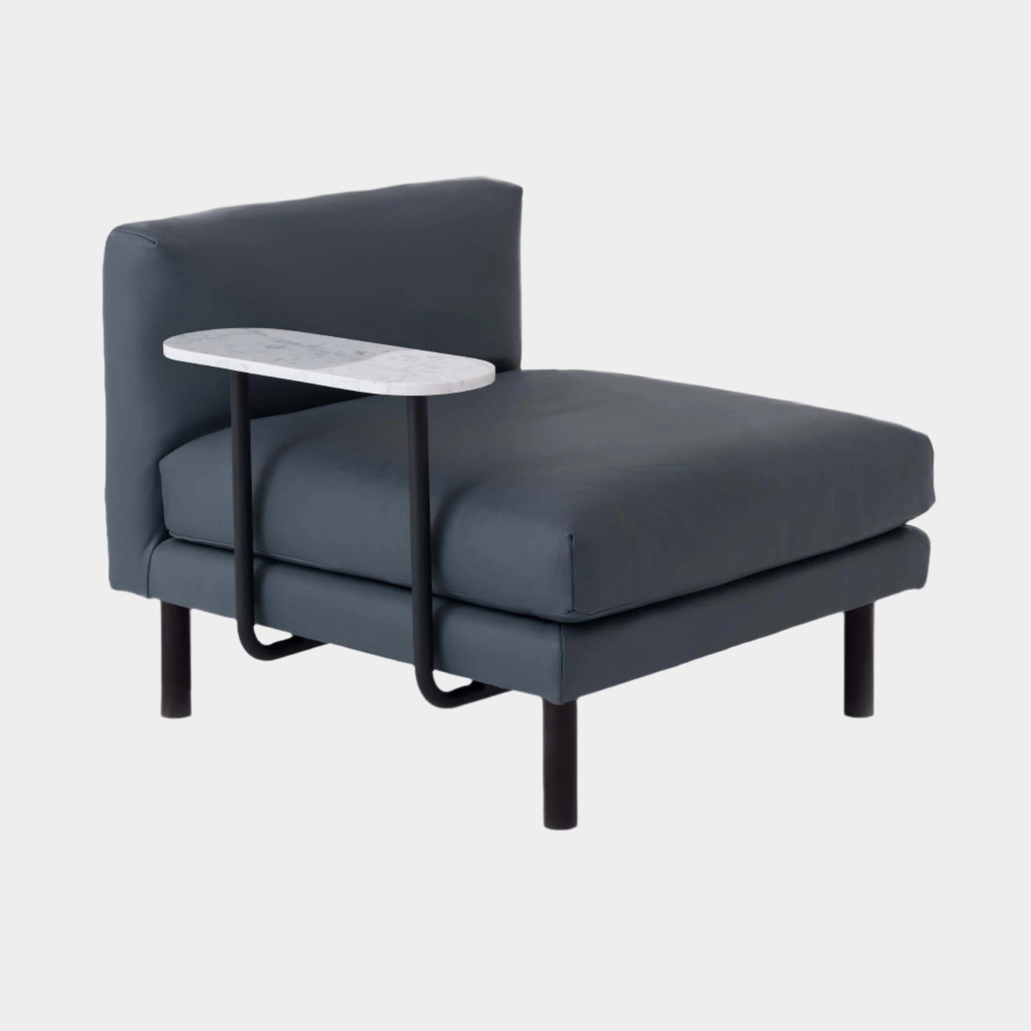 Replay End Table - Stadium - White Marble main image