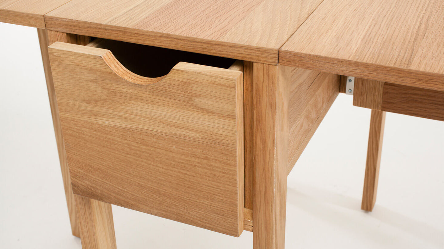 Hallie Folding Table - Oak group image - 4