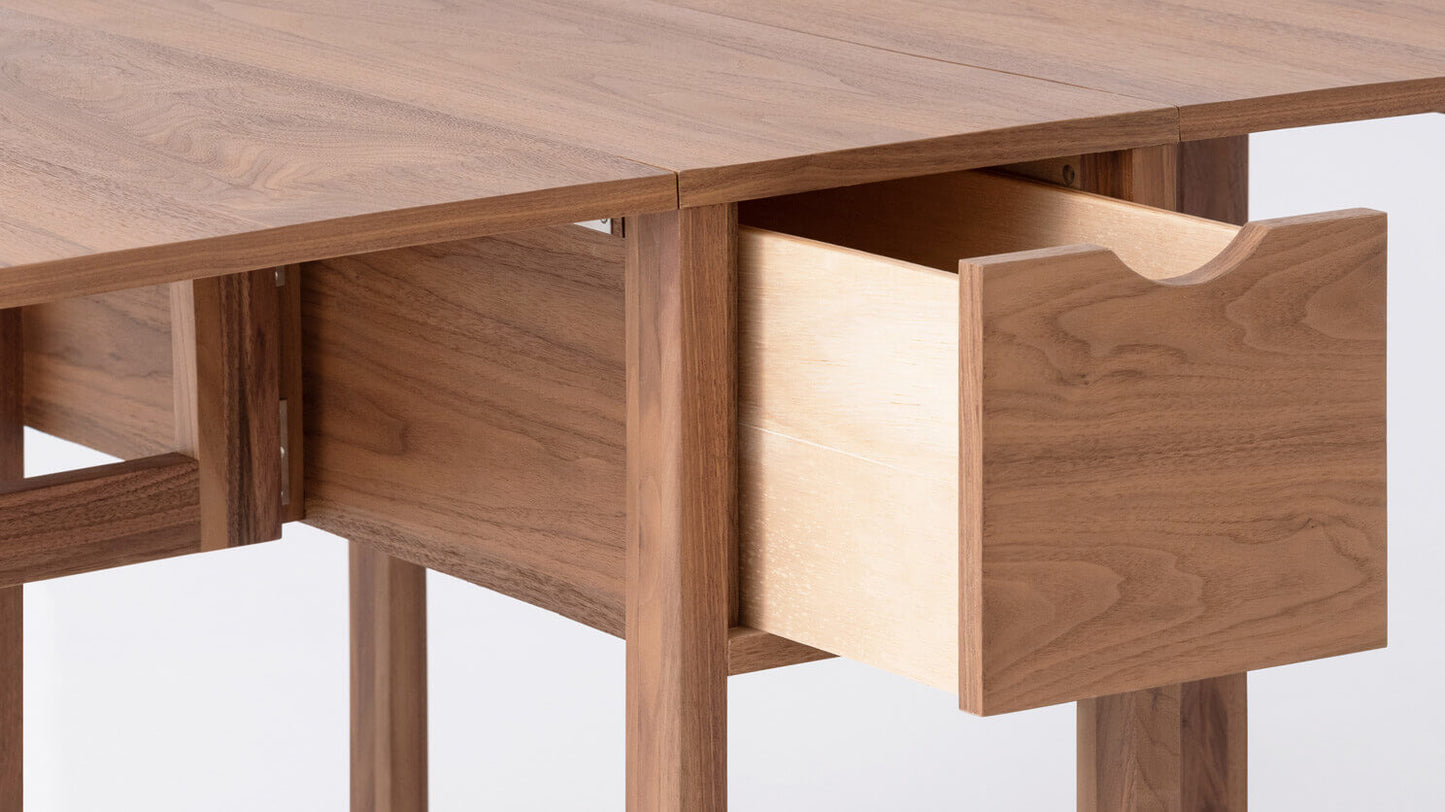 Hallie Folding Table - Walnut group image - 7