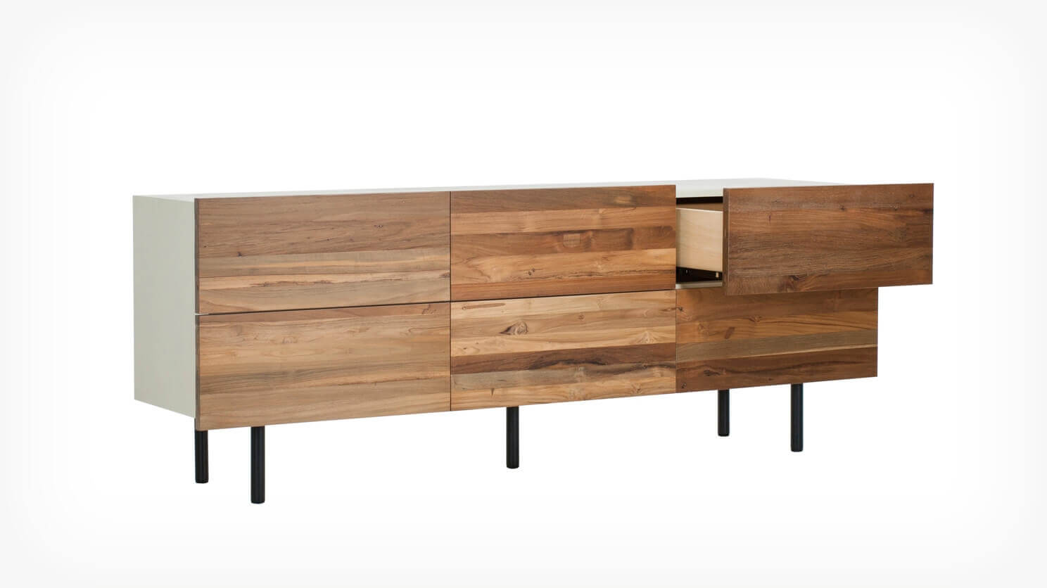 Reclaimed Teak Low Dresser - Almond group image - 3