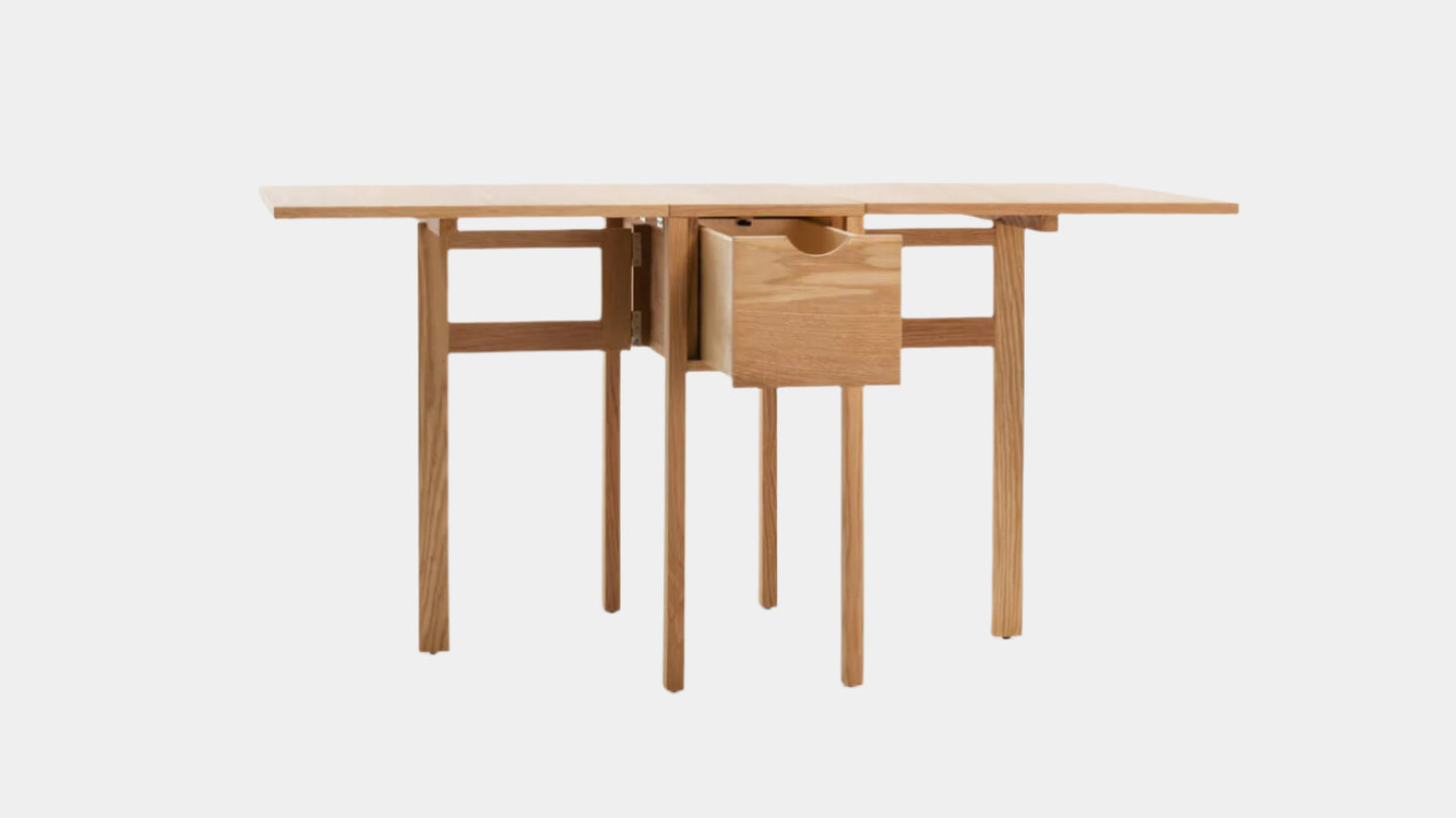 Hallie Folding Table - Oak group image - 2