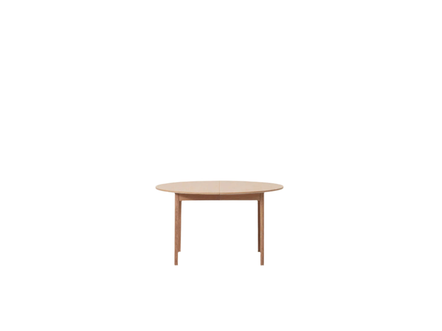 Ease Round Expandable Dining Table - Oak (52″ to 91″) - Ease Round Table - Oak group image - 1