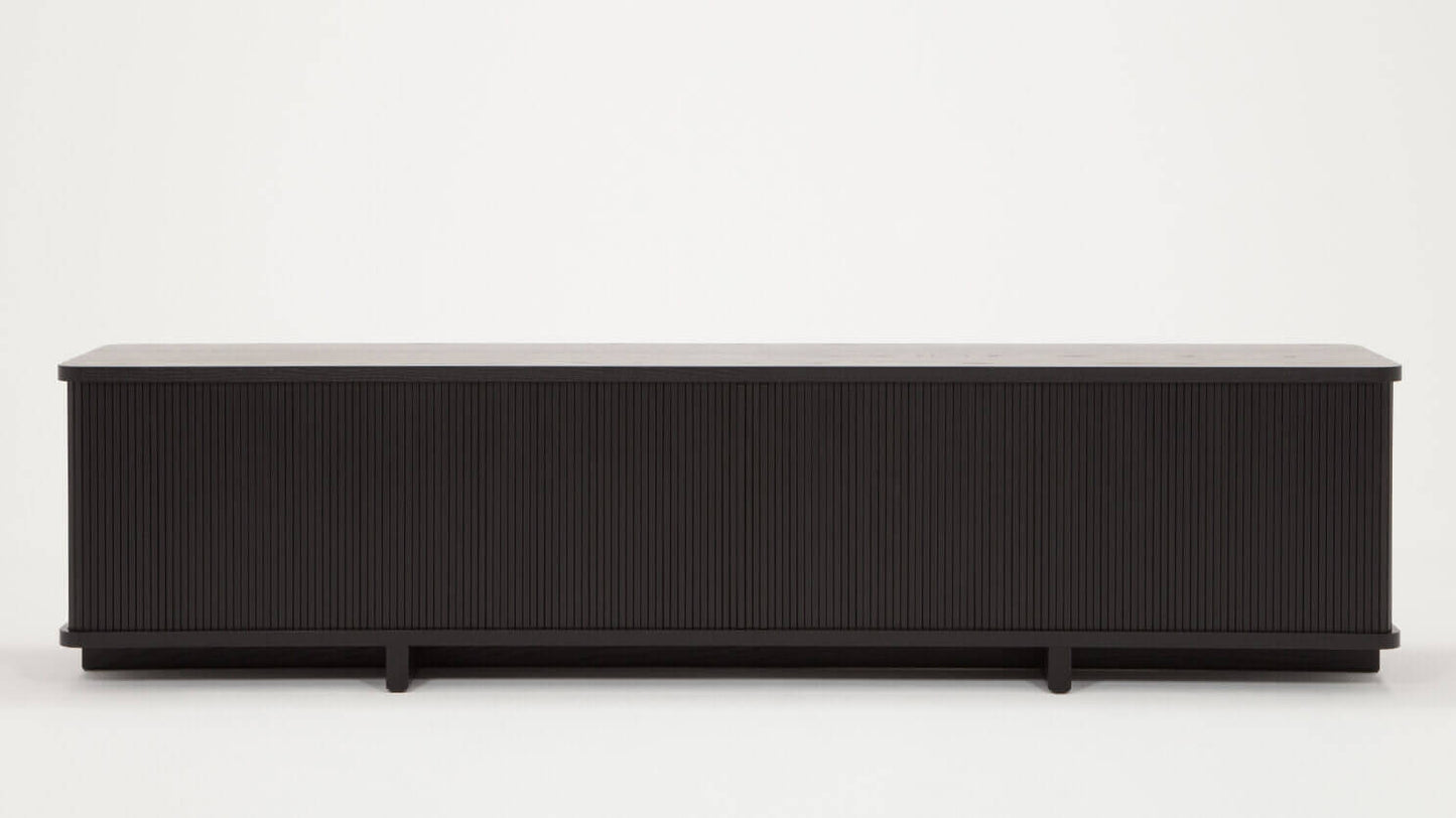 Tambour 86″ Credenza - Black group image - 1
