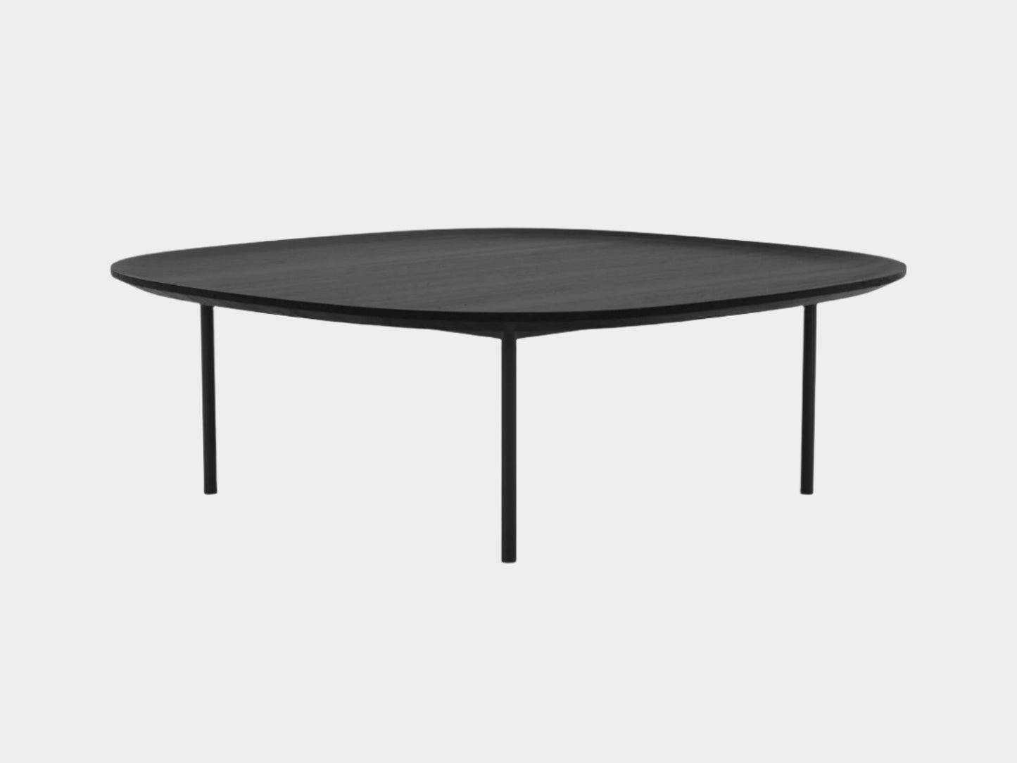 River Large Square Coffee Table - Black Oak group image - 2