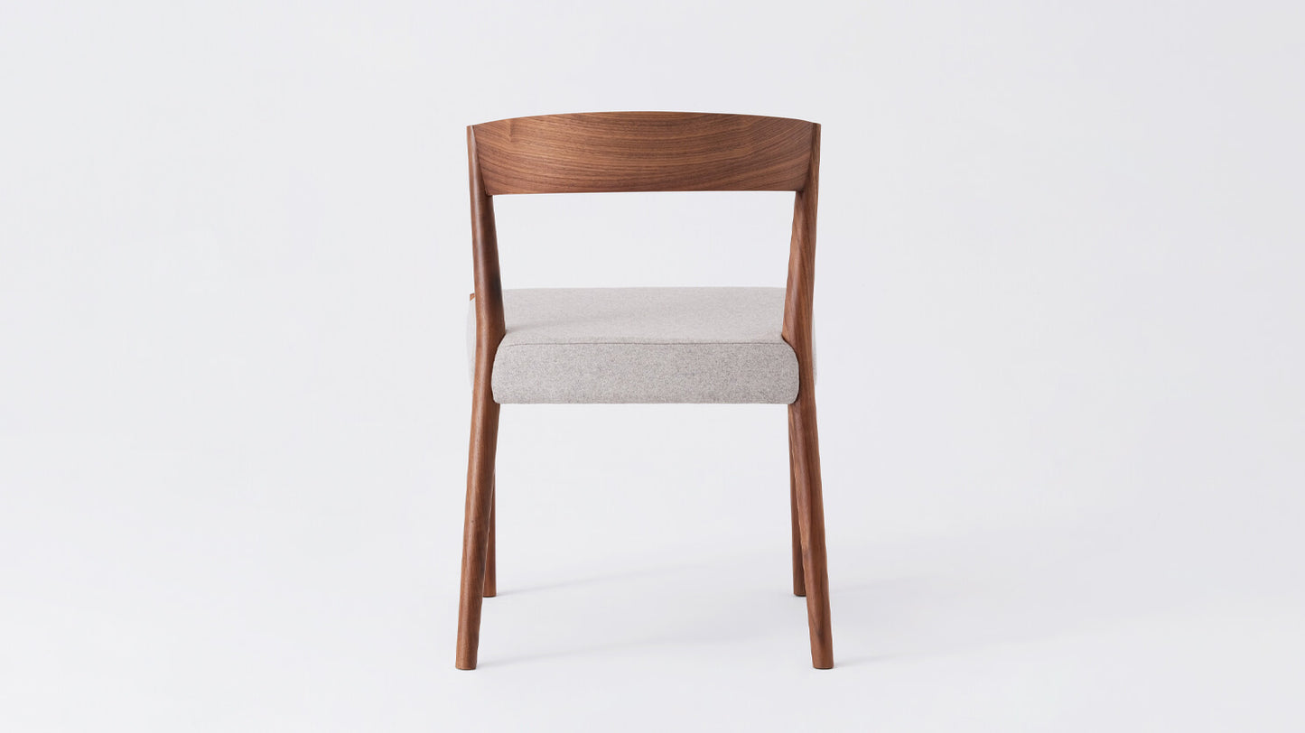 Wren Dining Chair - Wood Back - Walnut group image - 4