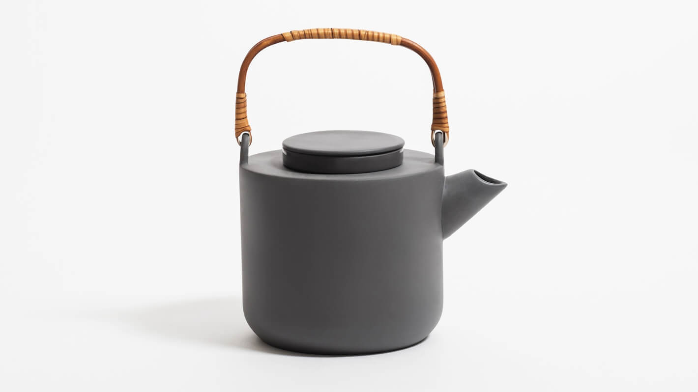 Botra Teapot - Large - Black group image - 1
