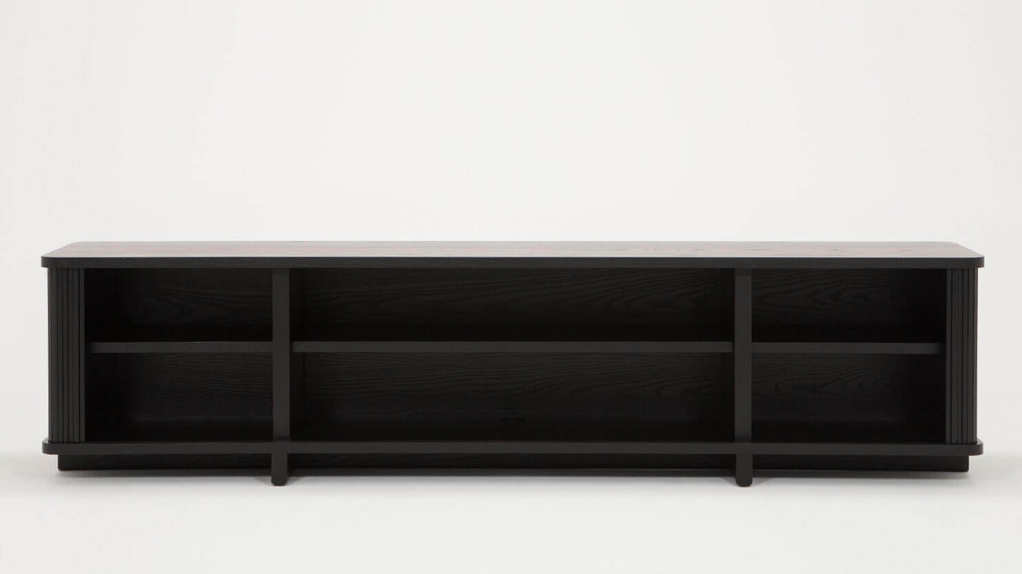 Tambour 86″ Credenza - Black group image - 7