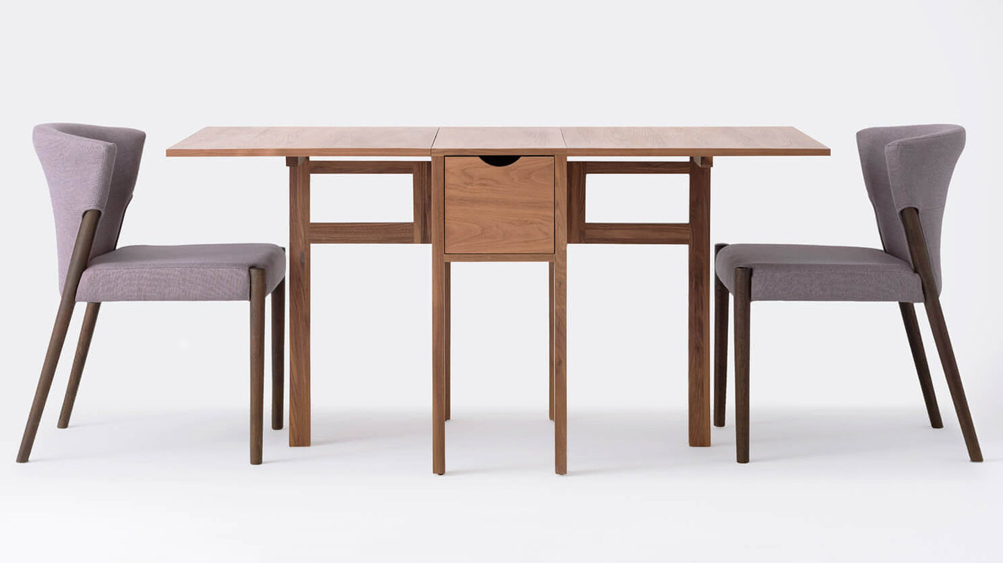 Hallie Folding Table - Walnut group image - 8
