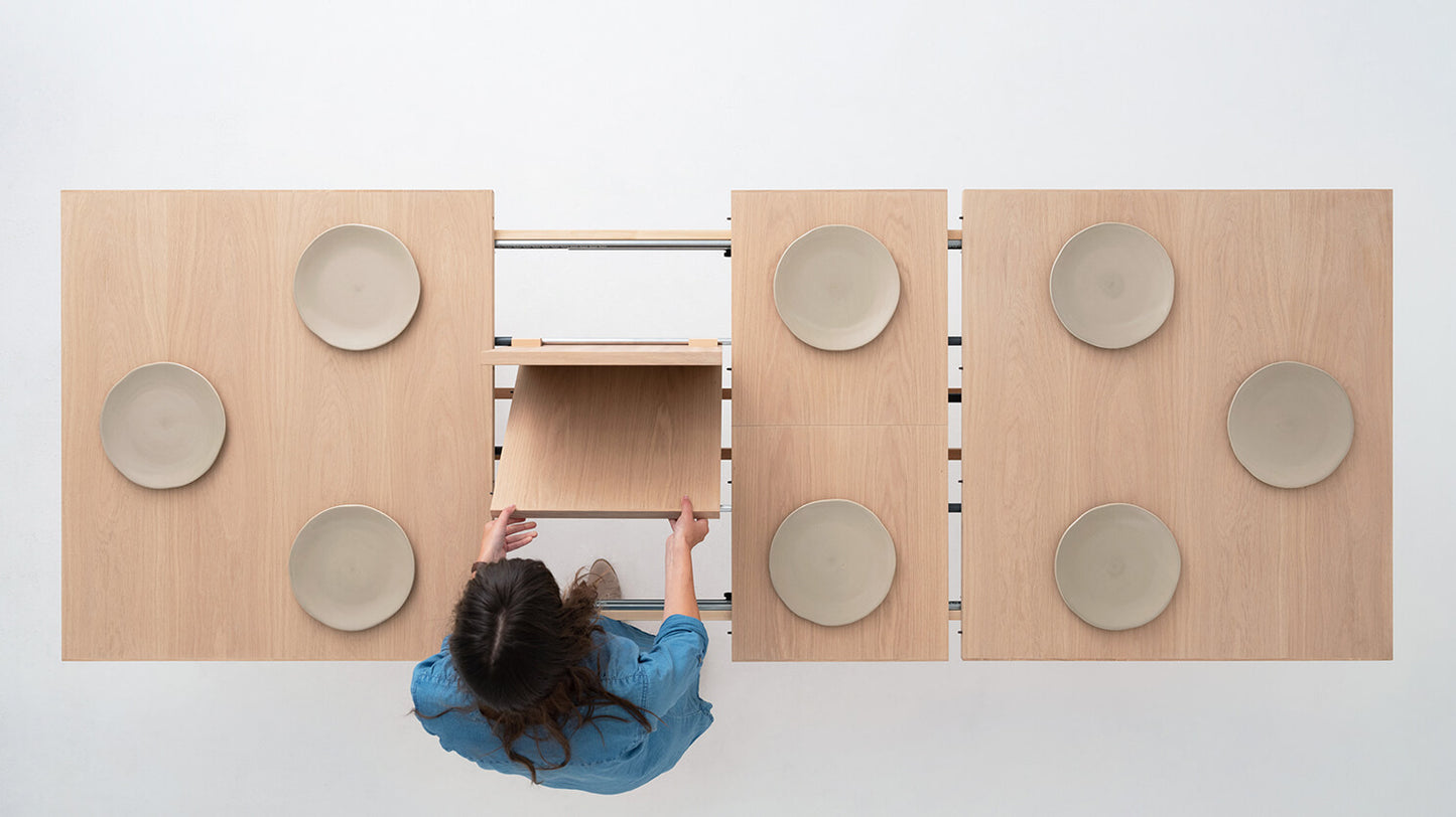 Close Expandable Table - Oak - Oak Top group image - 18