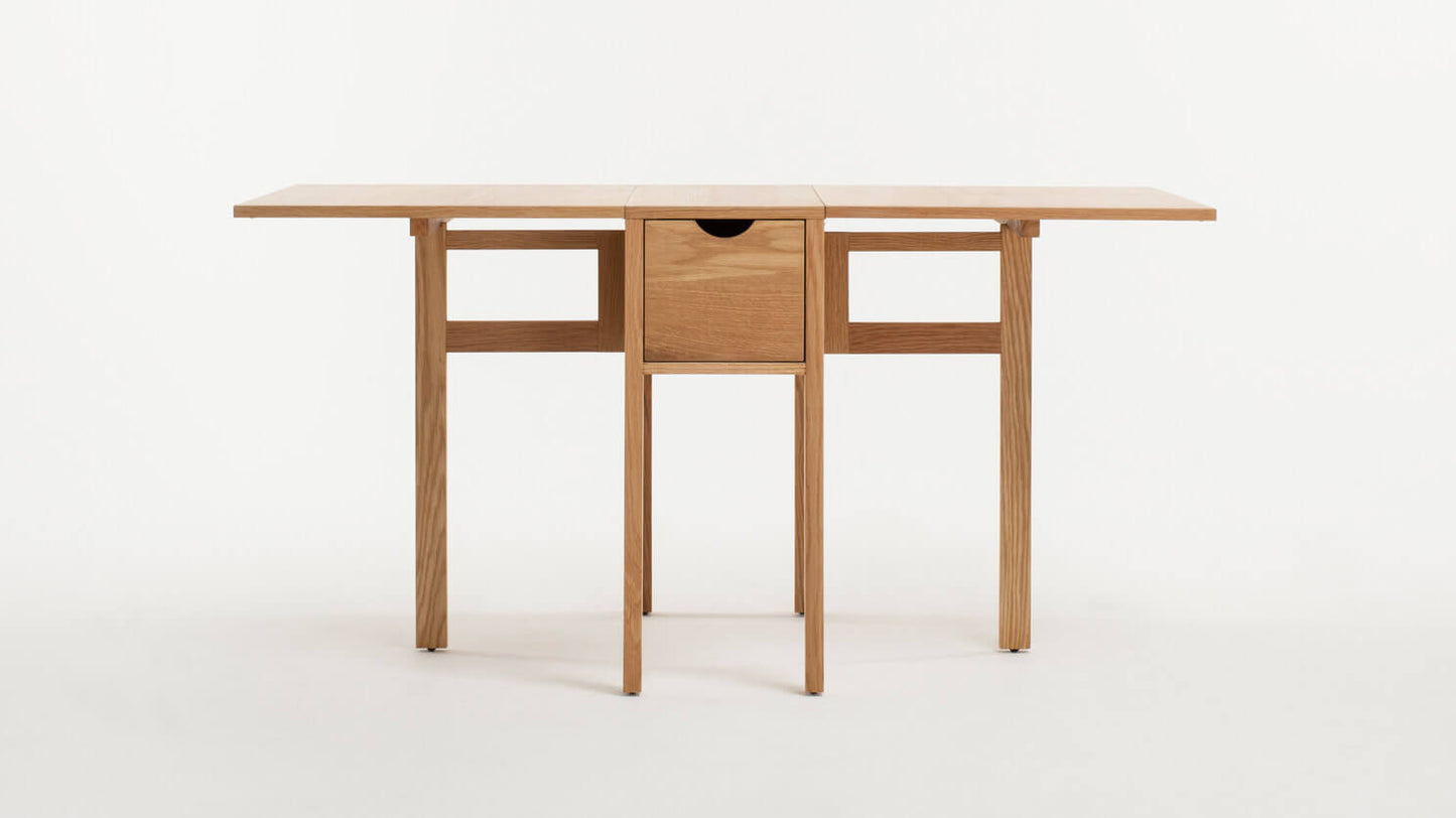 Hallie Folding Table - Oak group image - 1