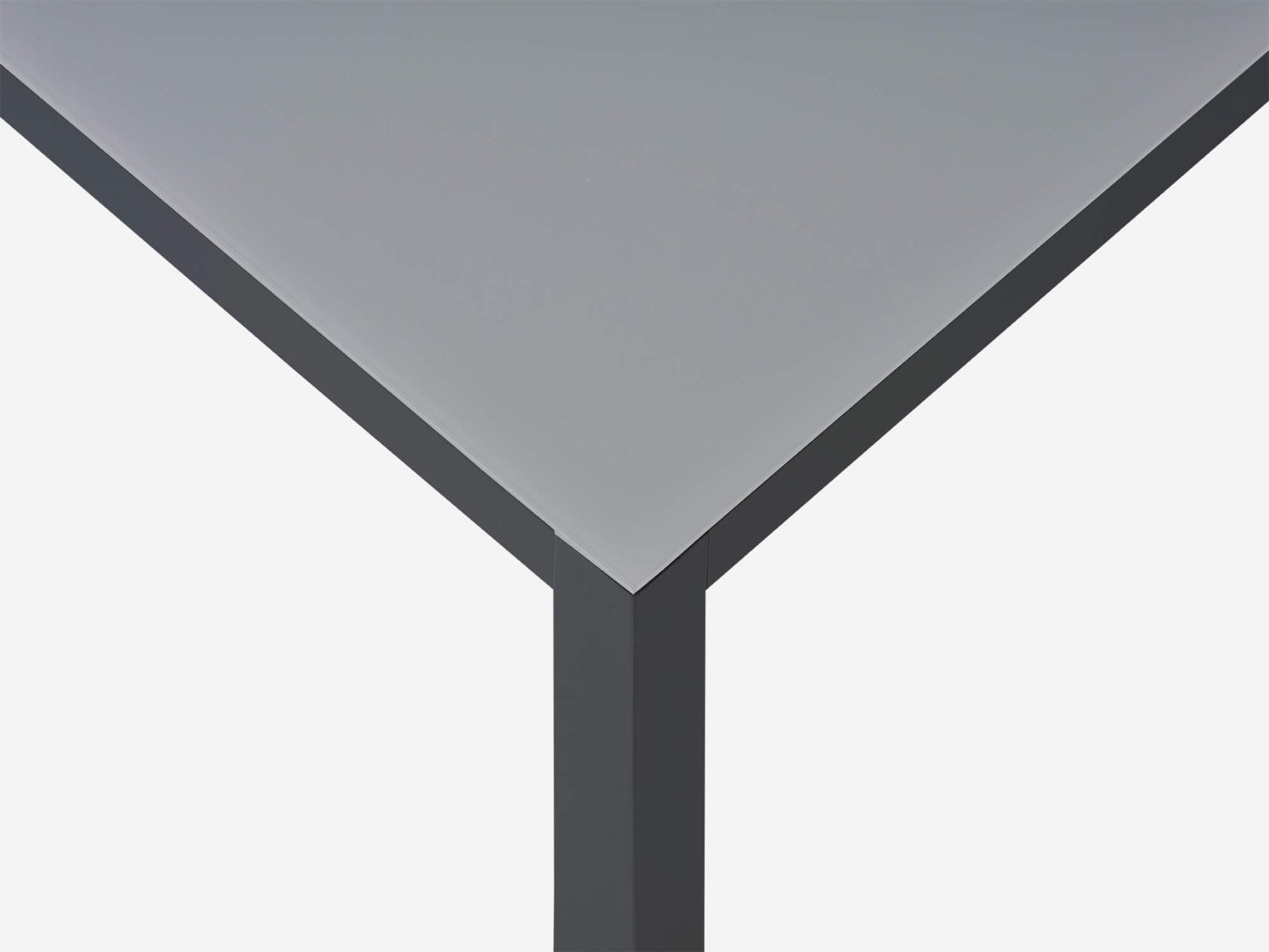 Cape Outdoor Dining Table - Charcoal group image - 4