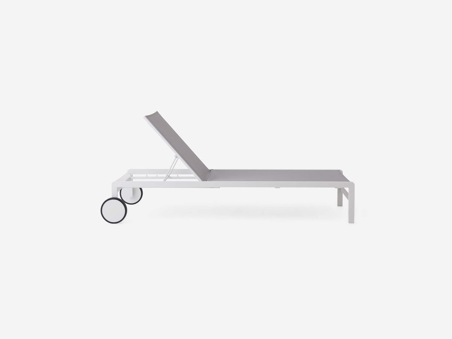 Cape Outdoor Chaise - White group image - 2