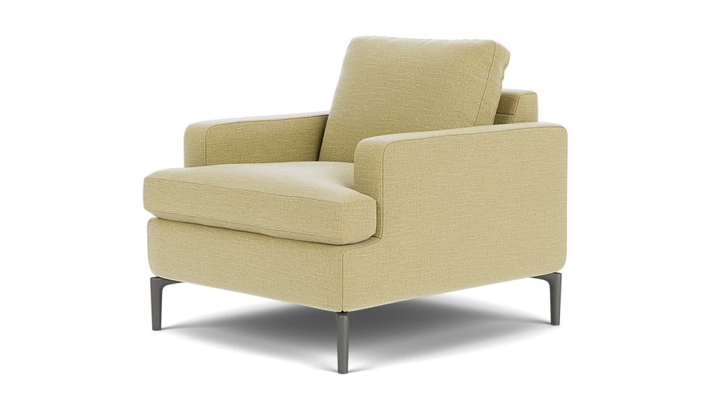 Eve Chair - Ceder Yellow - Anthracite Legs