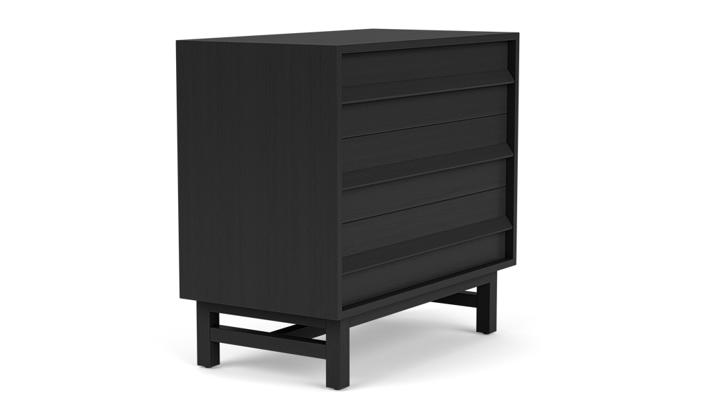 Commode simple Marcel - Chêne noir