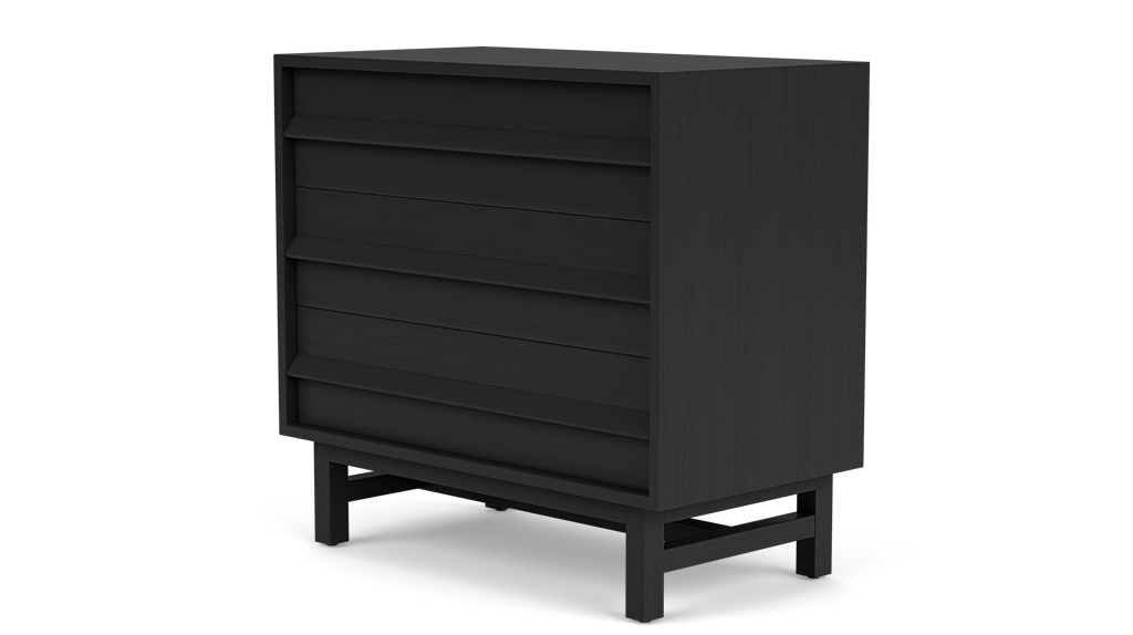 Commode simple Marcel - Chêne noir