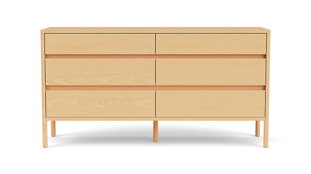 Monarch Double Dresser - Oak - Oak