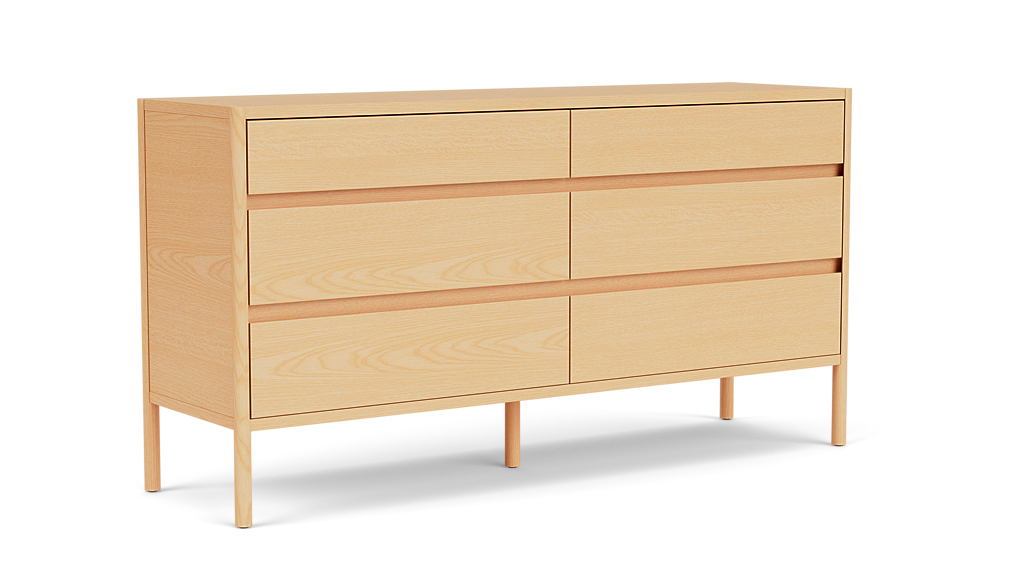 Monarch Double Dresser - Oak - Oak