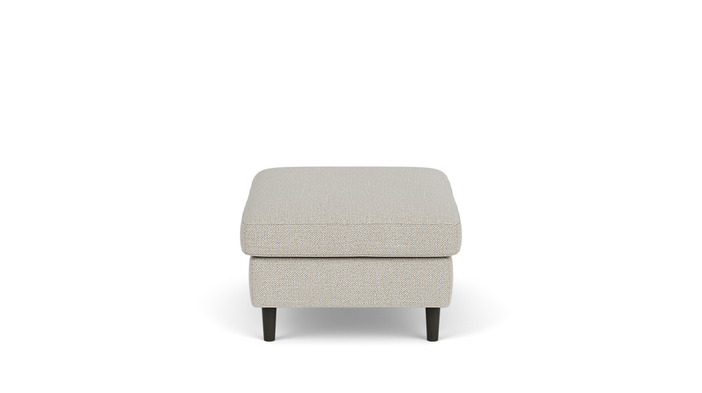 Oskar Storage Ottoman - Lee Flax - Black Legs