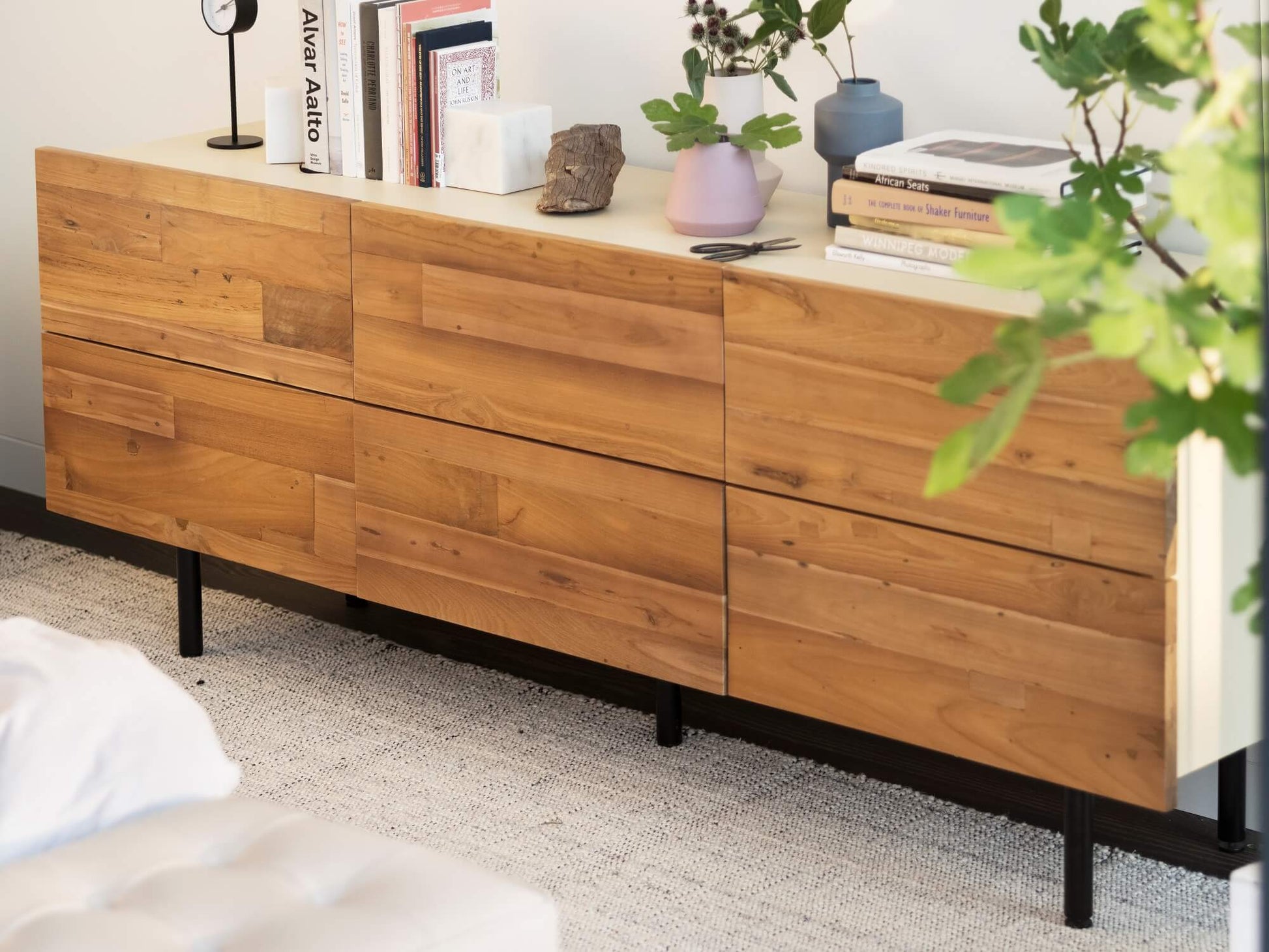 Reclaimed Teak Low Dresser - Almond lifestyle image