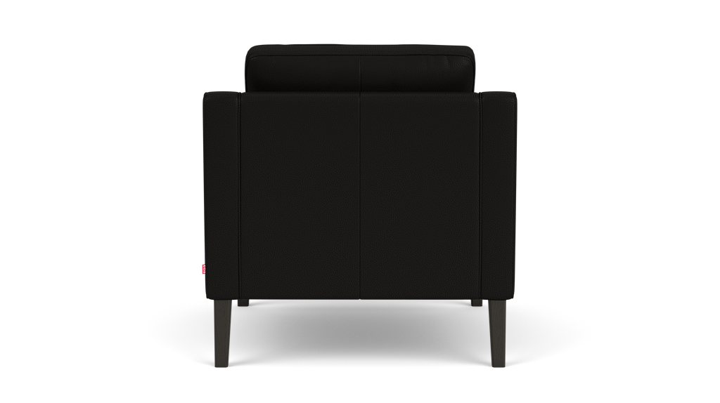 Skye Chair - Suave Nero - Onyx Legs