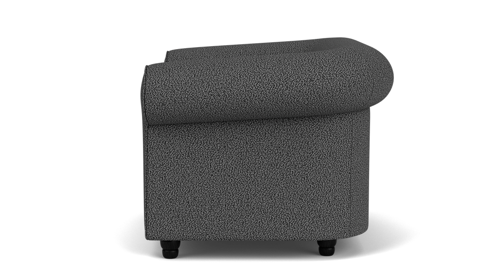 Slope Fauteuils - Boucle Brown - Pattes fuseaux de 2,5