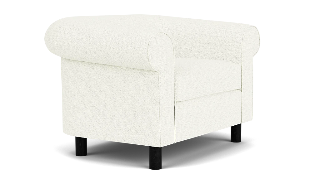 Slope Chair - Boucle Cream - Cylinder Legs
