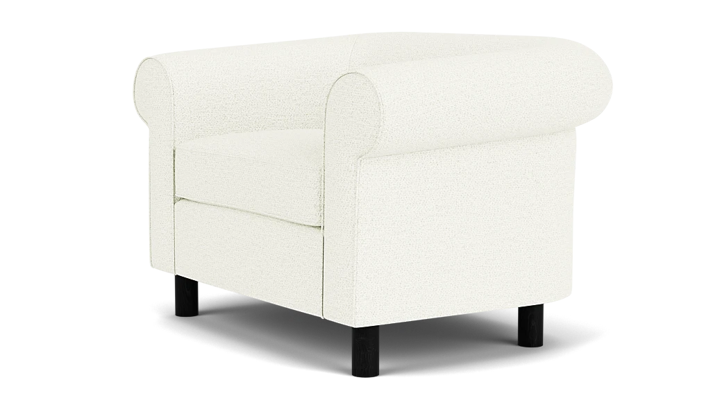 Slope Chair - Boucle Cream - Cylinder Legs