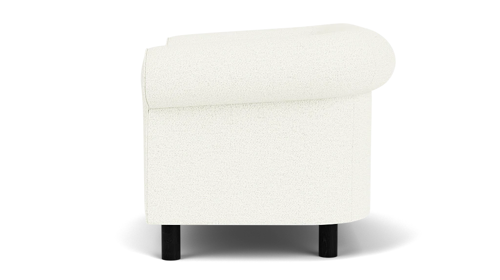 Slope Chair - Boucle Cream - Cylinder Legs