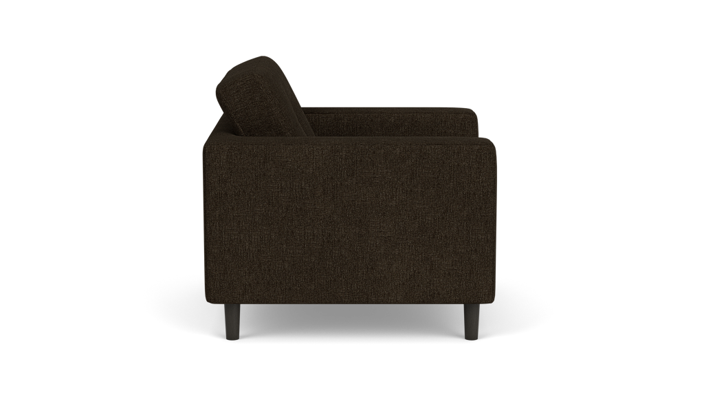 Solo Fauteuil - Polo Slate - Pattes en onyx