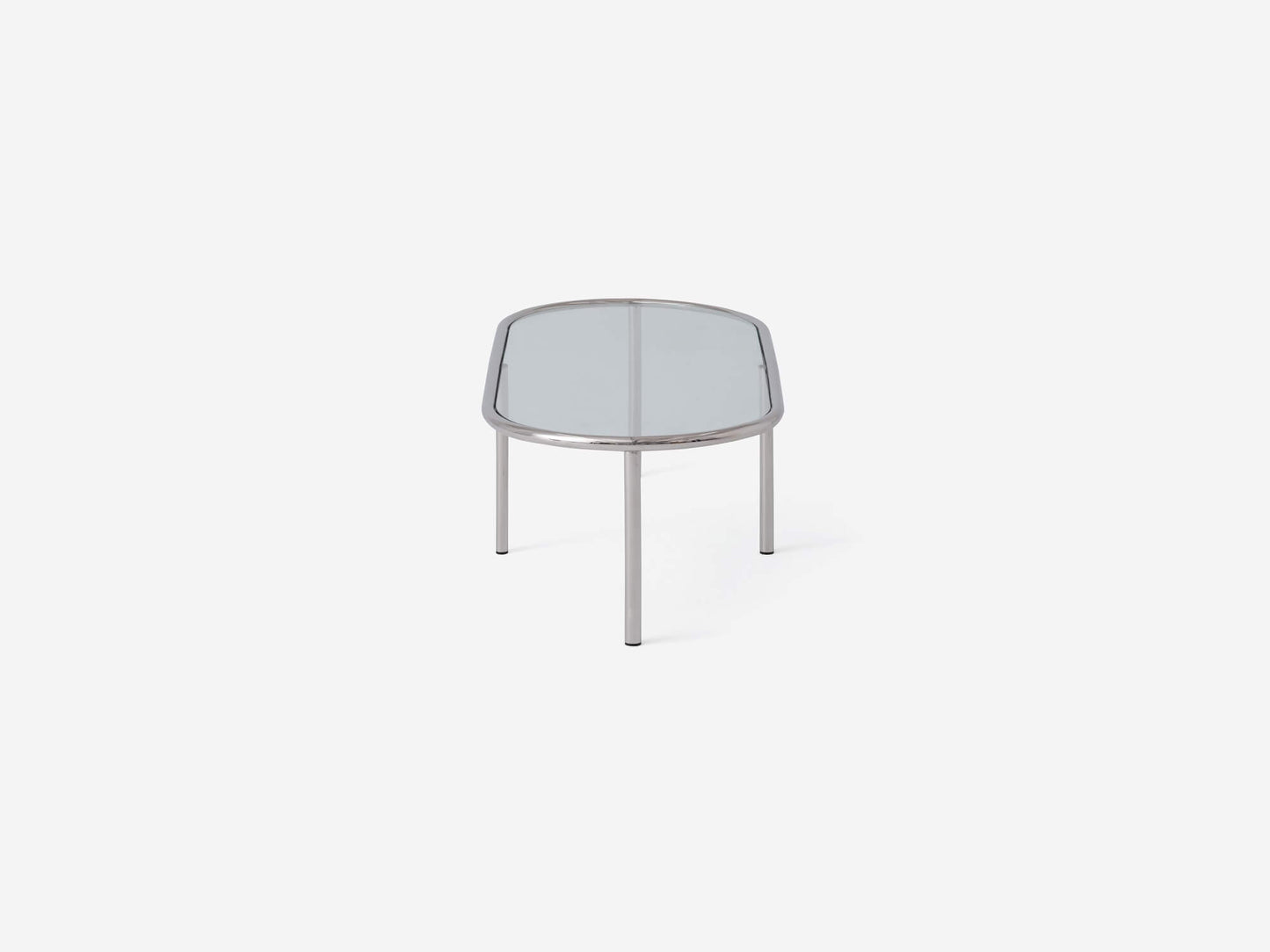 Tubular Coffee Table - Oval - Stainless Steel group image - 3