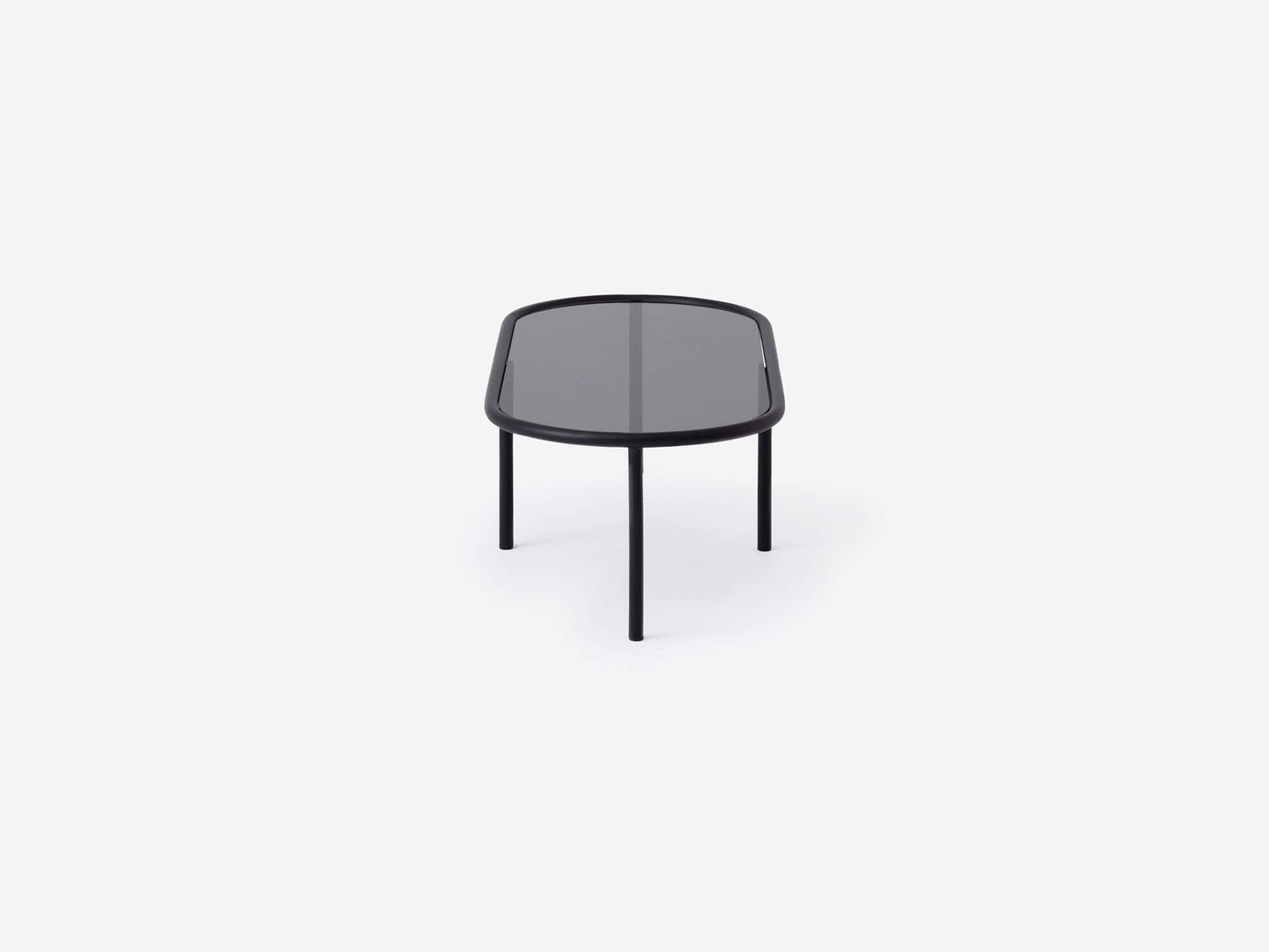 Tubular Coffee Table - Oval - Black group image - 3