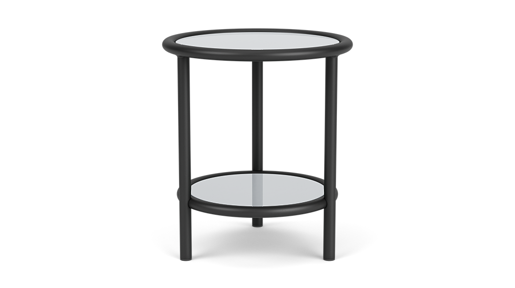 Table de bout Tubular - Noir