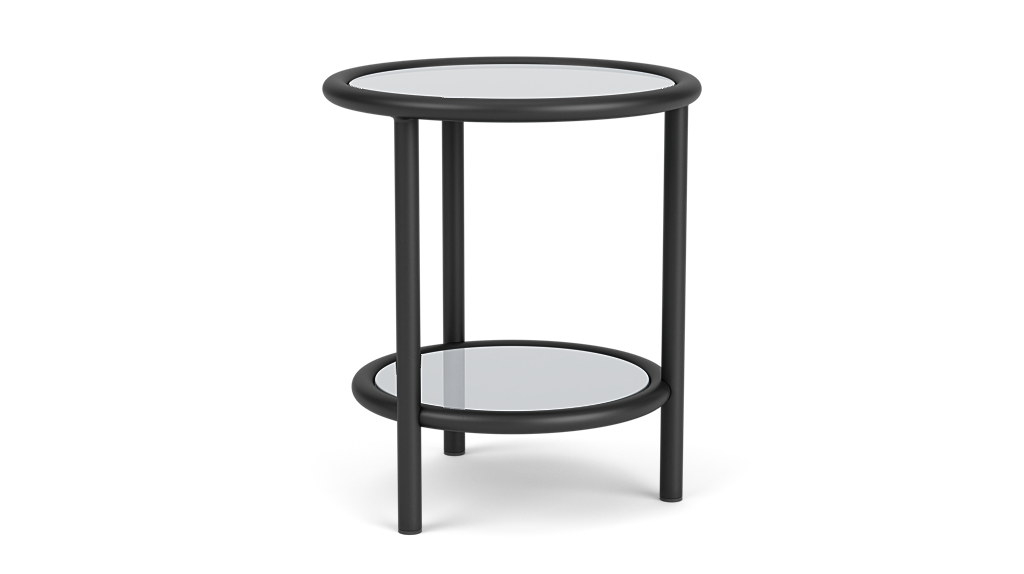 Table de bout Tubular - Noir
