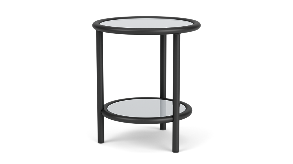Table de bout Tubular - Noir