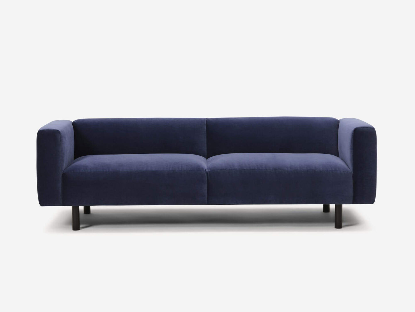 Bonne Club Sofa - UPHOLSTERY - 10SE-NAVBLACK_WOOD group image - 1