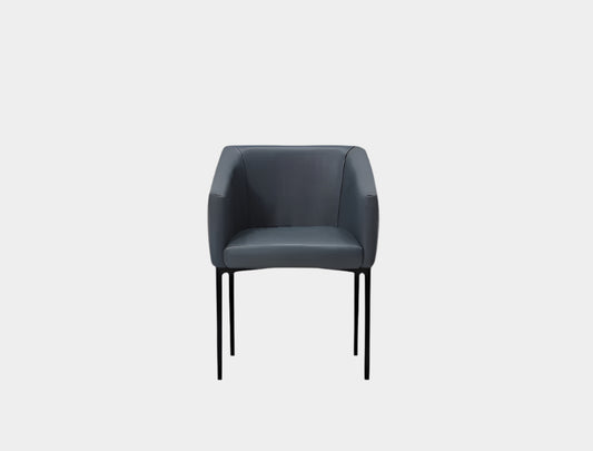 Box Dining Chair - UPHOLSTERY - 800FI-BLUBLACKSTEEL group image - 7